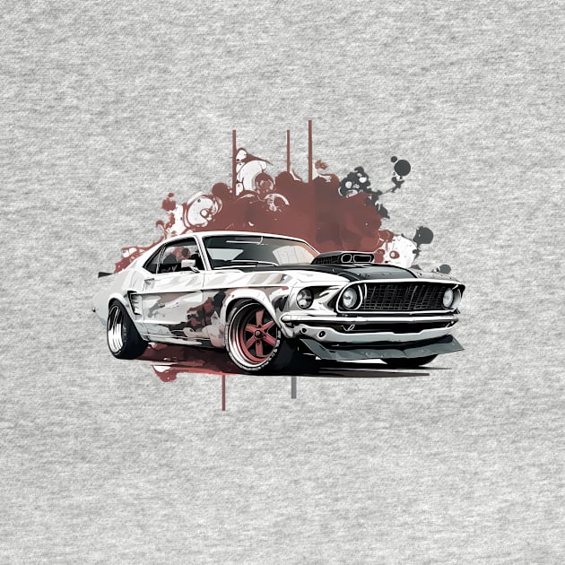 Ford Mustang Boss 429 T-Shirt by mrsticky